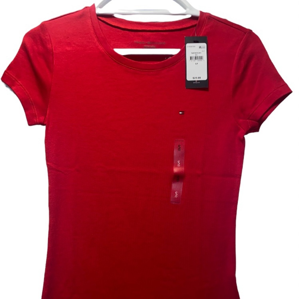 Tommy Hilfiger red top, never worn.